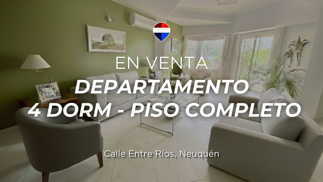 VENTA DEPARTAMENTO 4 DORMITORIOS Y 2 COCHERAS