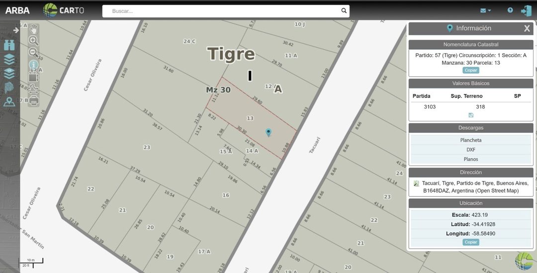 VENTA LOTE C/ CASA A REFACCIONAR TIGRE RESIDENCIAL