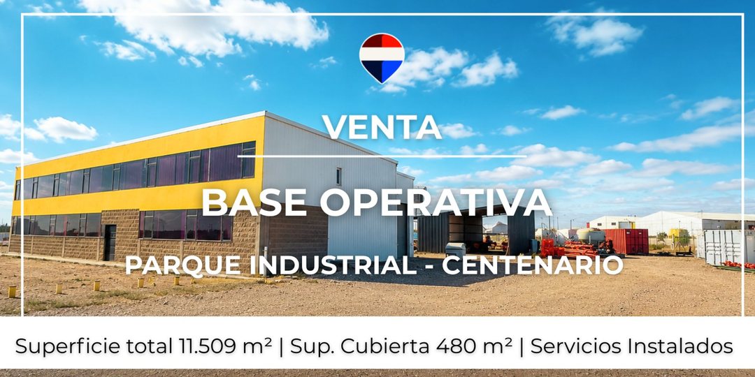 VENTA BASE OPERATIVA 1 HA. PARQUE IND. CENTENARIO