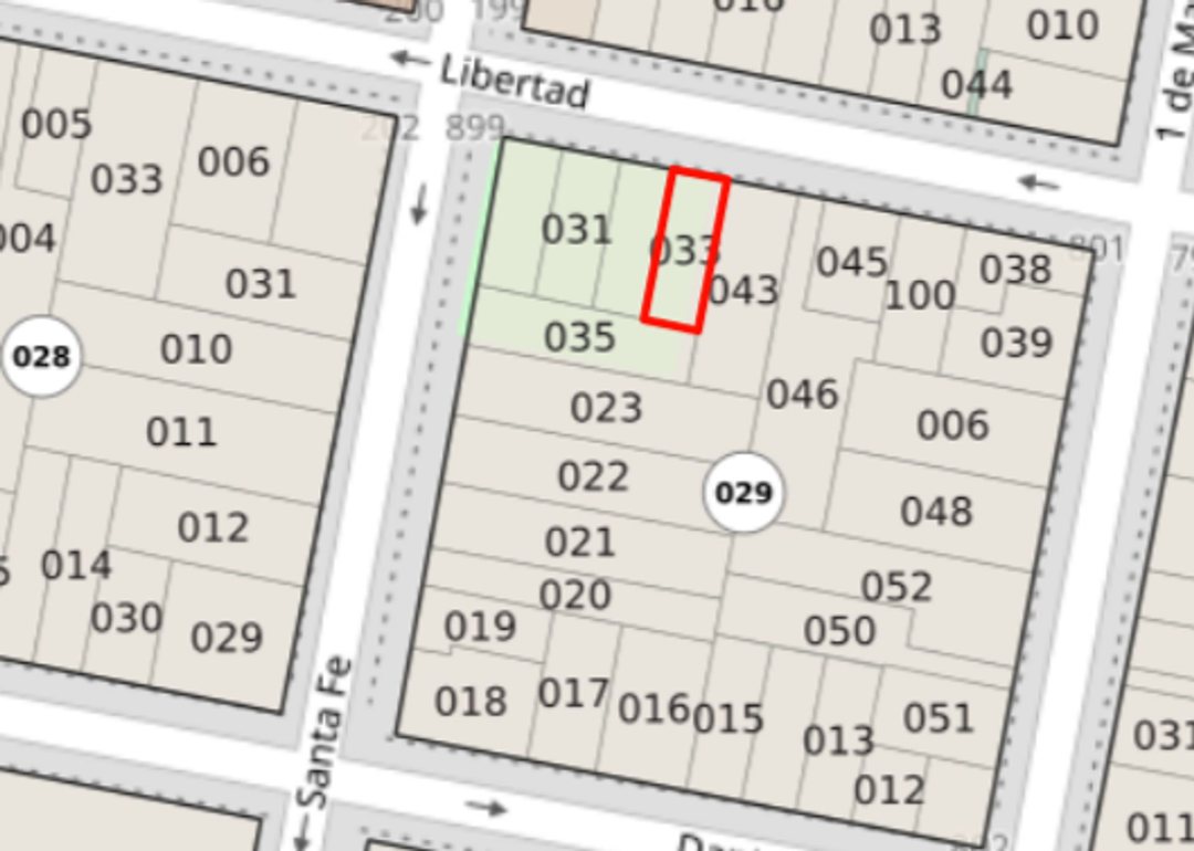 VENTA TERRENO BARRIO SARMIENTO