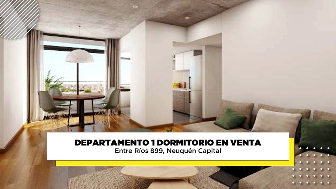 DEPARTAMENTO 1 DORM. EN VENTA, ENTRE RÍOS 899