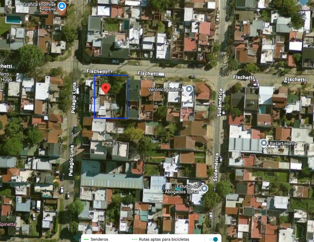 SE VENDEN DOS LOTES EN CASEROS 415 M2 - PERMUTA