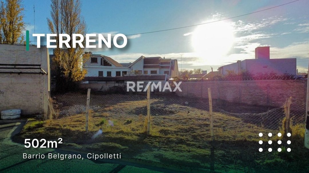 Venta terreno zona residencial Cipolletti