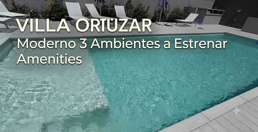 DEPARTAMENTO VENTA 3 AMB VILLA ORTUZAR A ESTRENAR