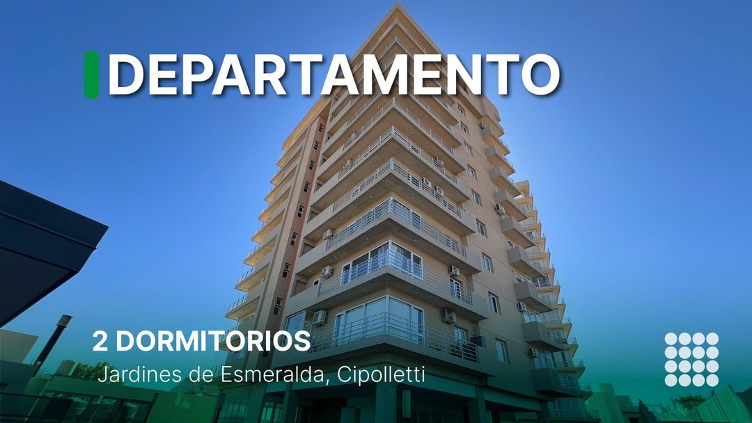 Venta dpto 2 dorm Jardines de Esmeralda Cipolletti