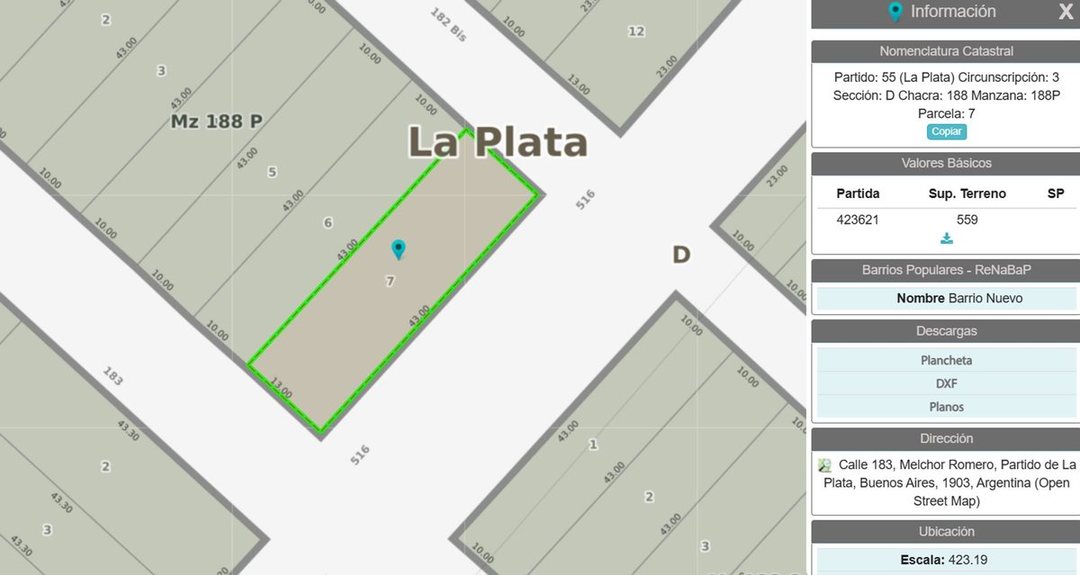 Terreno en Venta Melchor Romero, La Plata