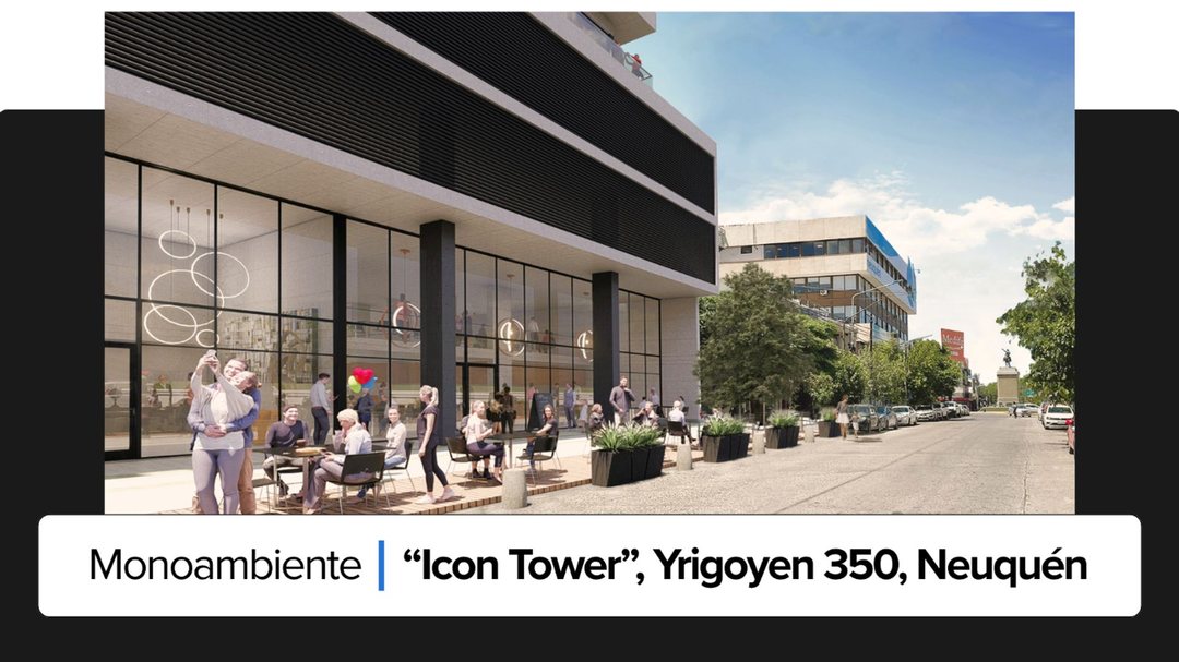 Monoambiente en venta Icon Tower Centro Neuquén