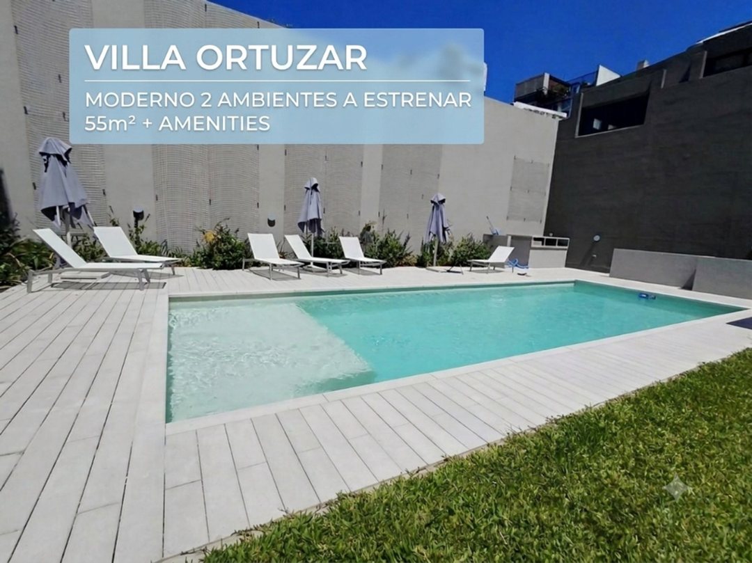 DEPARTAMENTO VENTA 2 AMB VILLA ORTUZAR A ESTRENAR