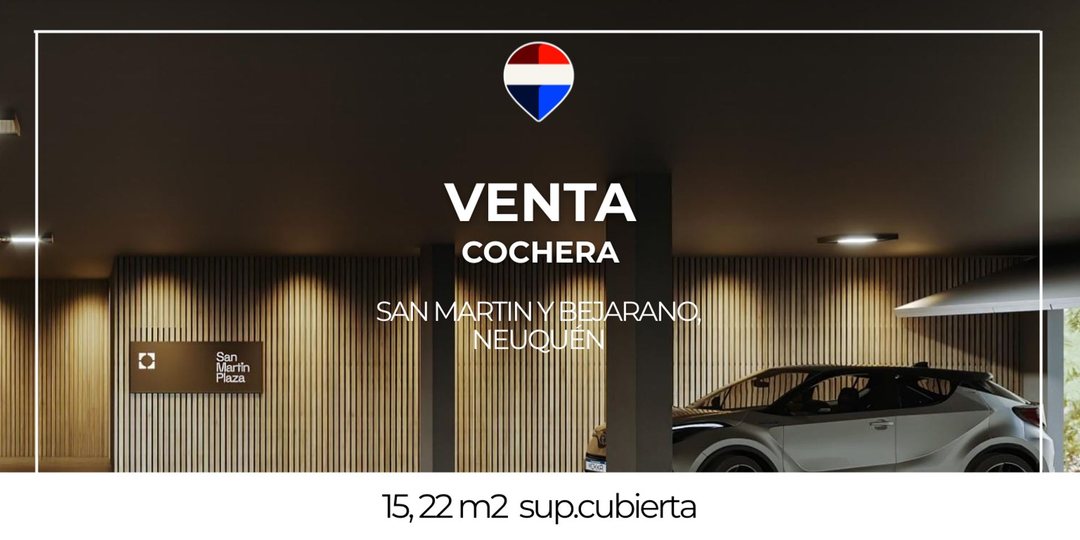 Venta Cochera en Pozo-San Martin Plaza