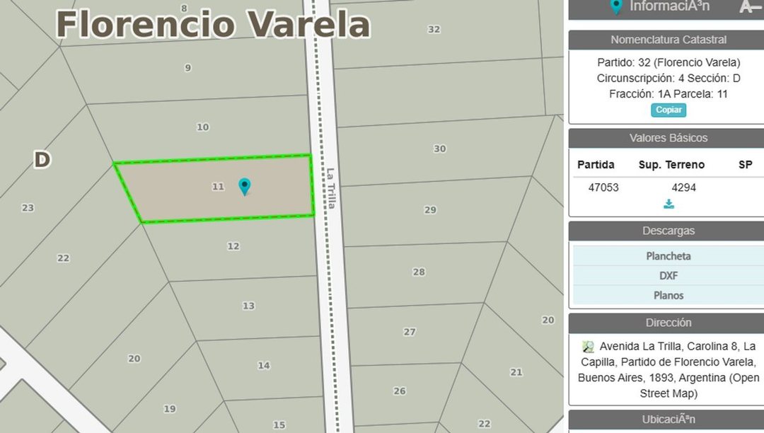 Terrenos en venta Florencio Varela