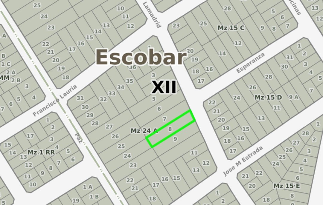 Lote en Venta en Belen de Escobar