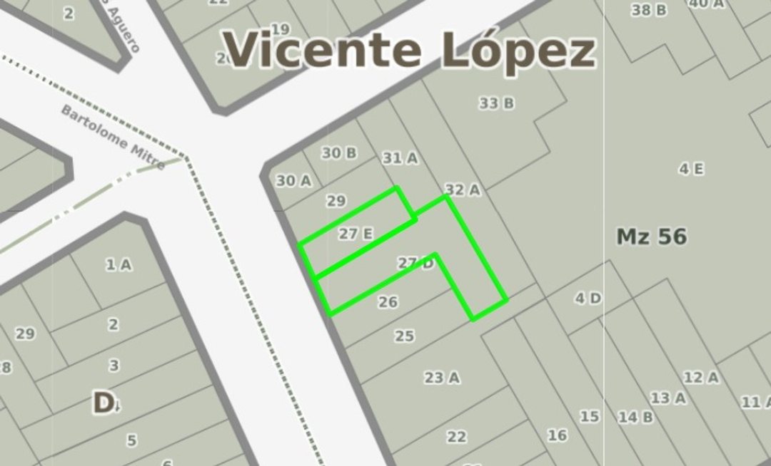 VENTA DE TERRENO EN FLORIDA OESTE DOBLE FRENTE