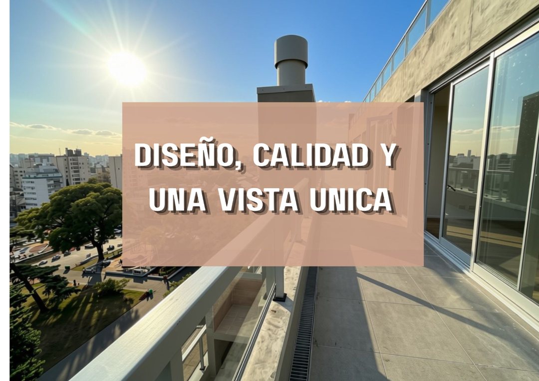 2 AMBIENTES TERRAZA Y COCHERA A ESTRENAR ORTUZAR