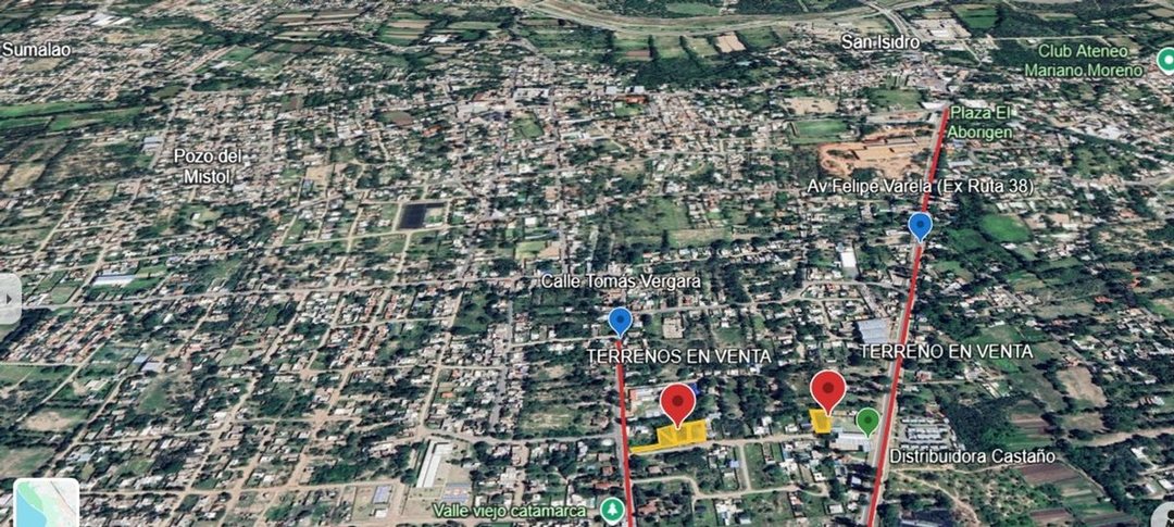 SE VENDEN TERRENOS EN SAN ISIDRO V.VIEJO CATAMARCA