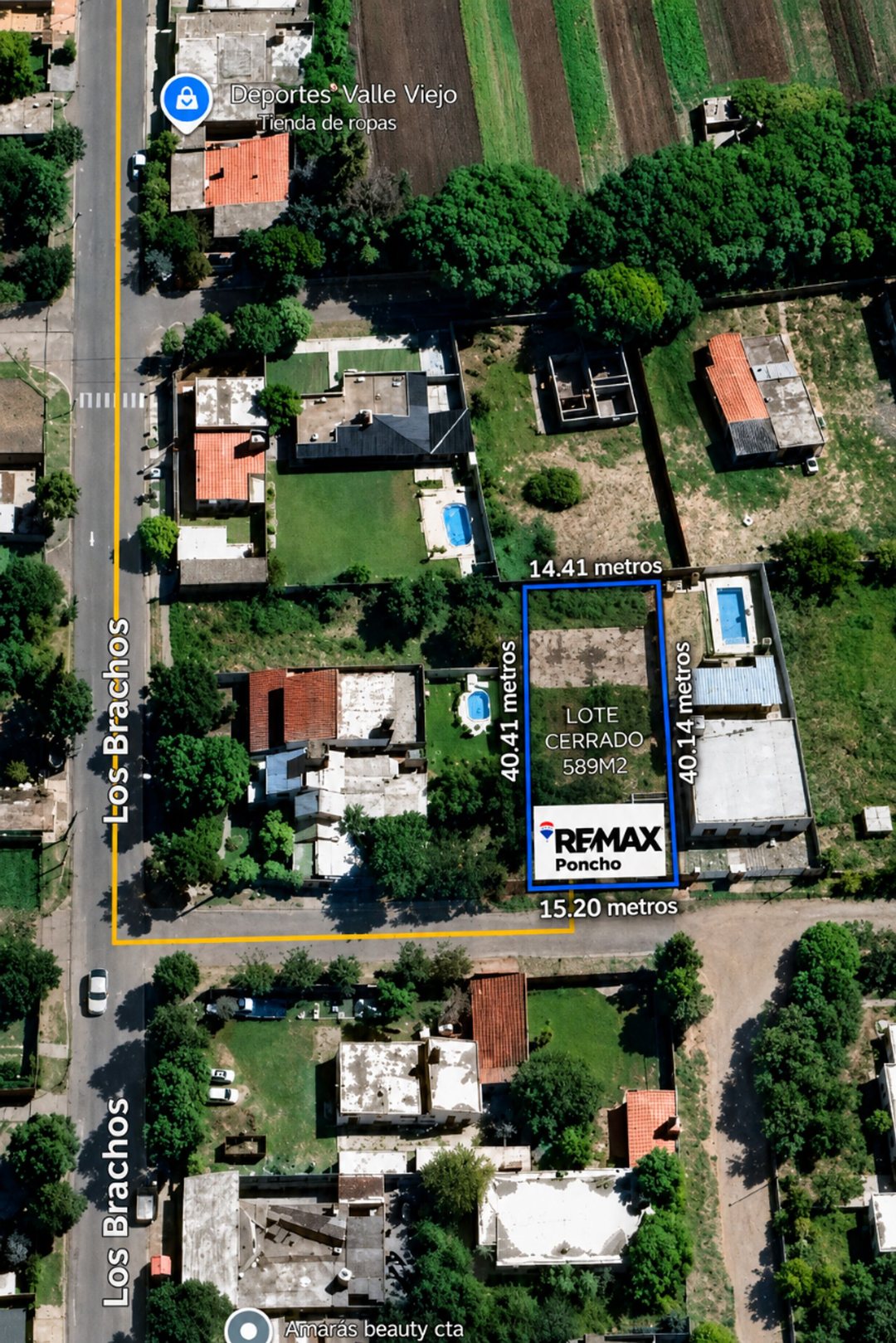 SE VENDE LOTE CERRADO 589M2 SAN ISIDRO VALLE VIEJO