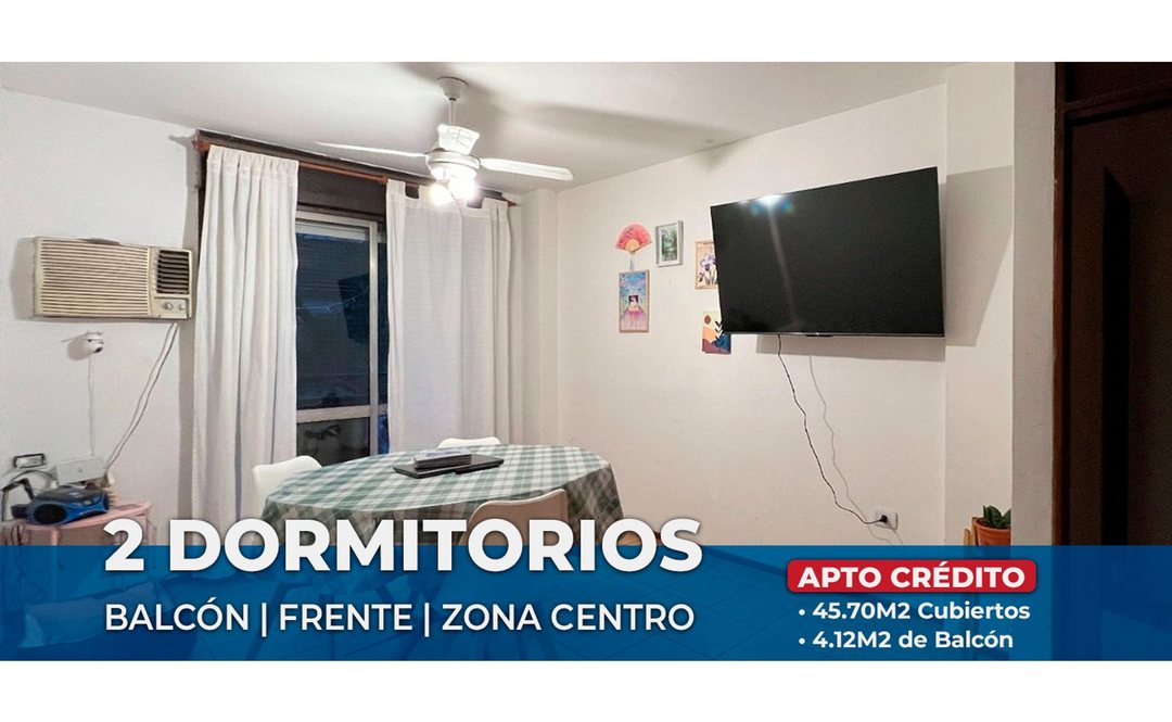 Departamento en venta 2 dormitorios con cochera