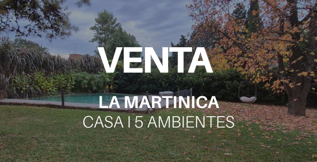 VENTA CASA LA MARTINICA PILAR