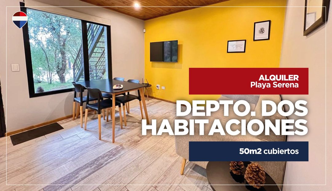 Depto. en alquiler de 2 habitaciones en Bariloche