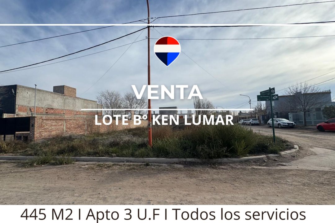 VENTA TERRENO  B° KEN LUMAR I FDEZ ORO