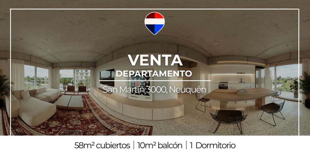 VENTA DEPARTAMENTO 1 DORMITORIO NEUQUÉN EN POZO