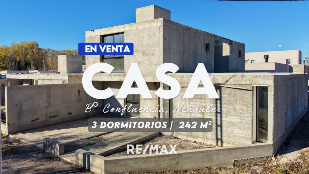 VENTA CASA 3 DORMITORIOS, BARRIO CONFLUENCIA