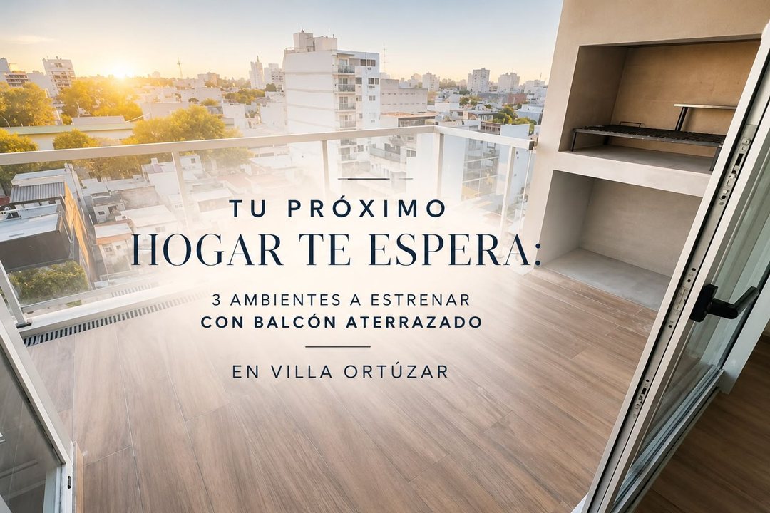 DEPARTAMENTO 3 AMBIENTE VENTA VILLA ORTUZAR BALCON