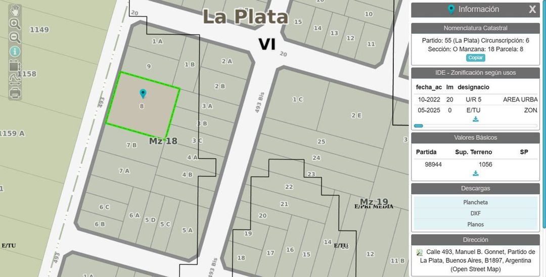 Lote en venta Gonnet