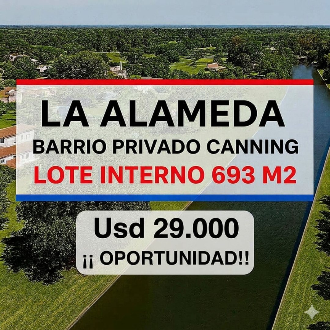 Venta lote Barrio La Alameda 693 M2 -Etapa 1