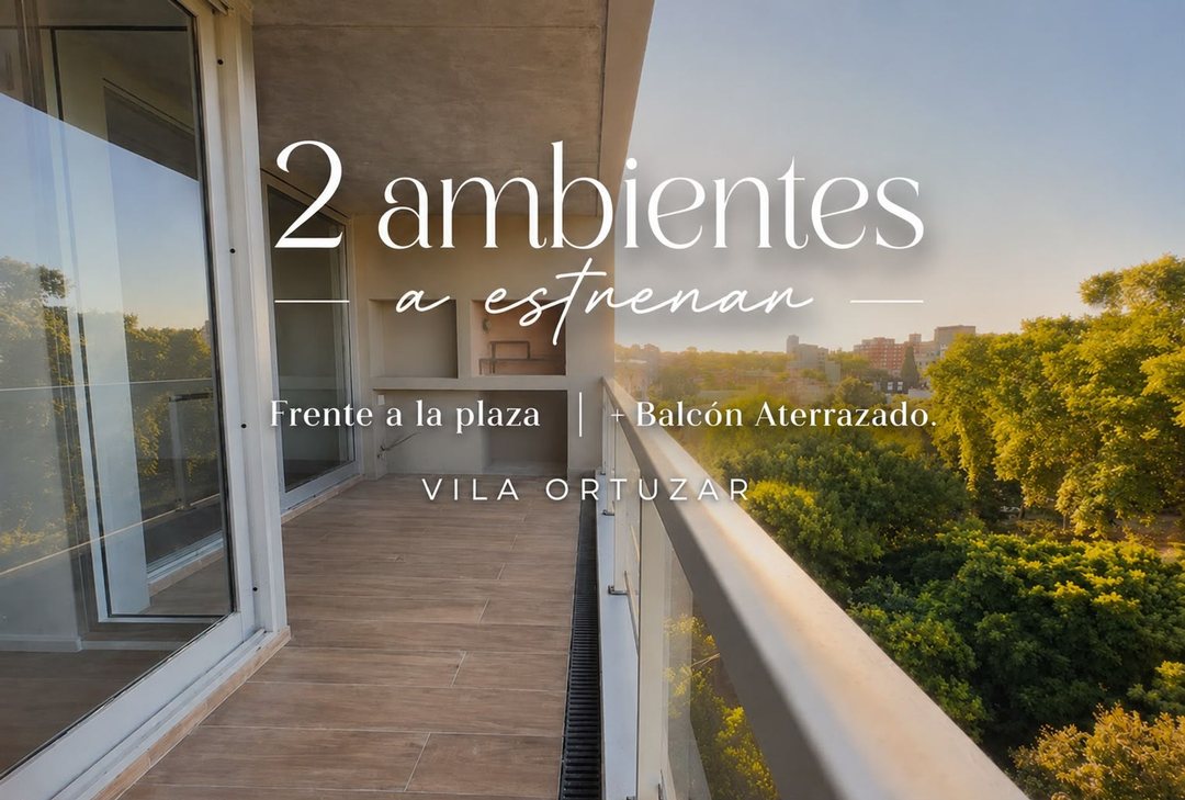 DEPARTAMENTO 2 AMBIENTES VENTA VILLA ORTUZAR