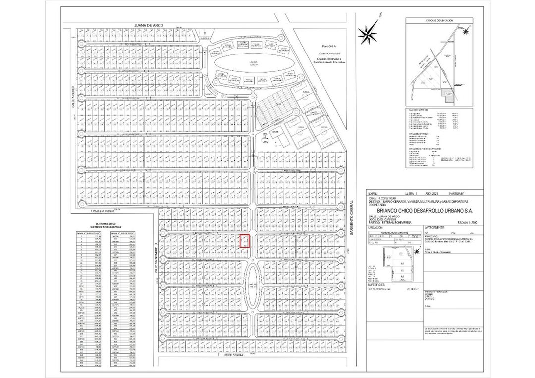 LOTE EN VENTA SAINT THOMAS CHICO PROYECTO CANNING