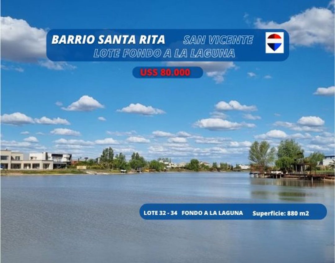 LOTE A LA VENTA EN BARRIO SANTA RITA A LA LAGUNA