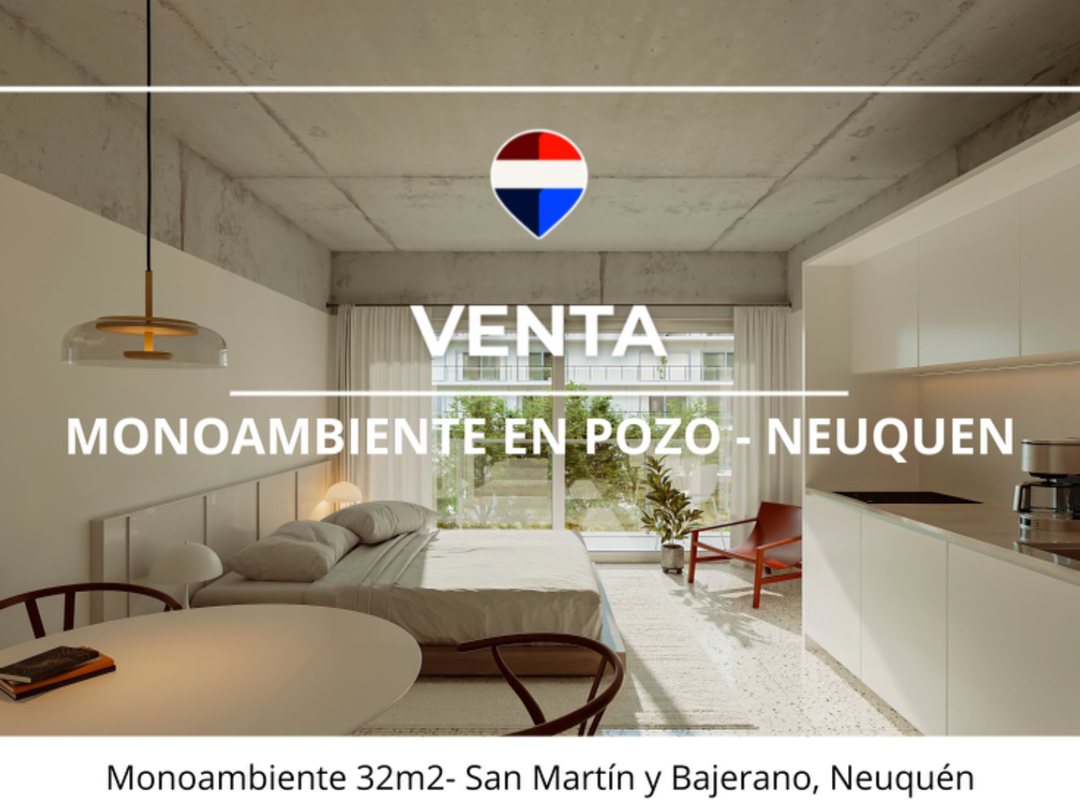 VENTA MONOAMBIENTE EN POZO NEUQUÉN