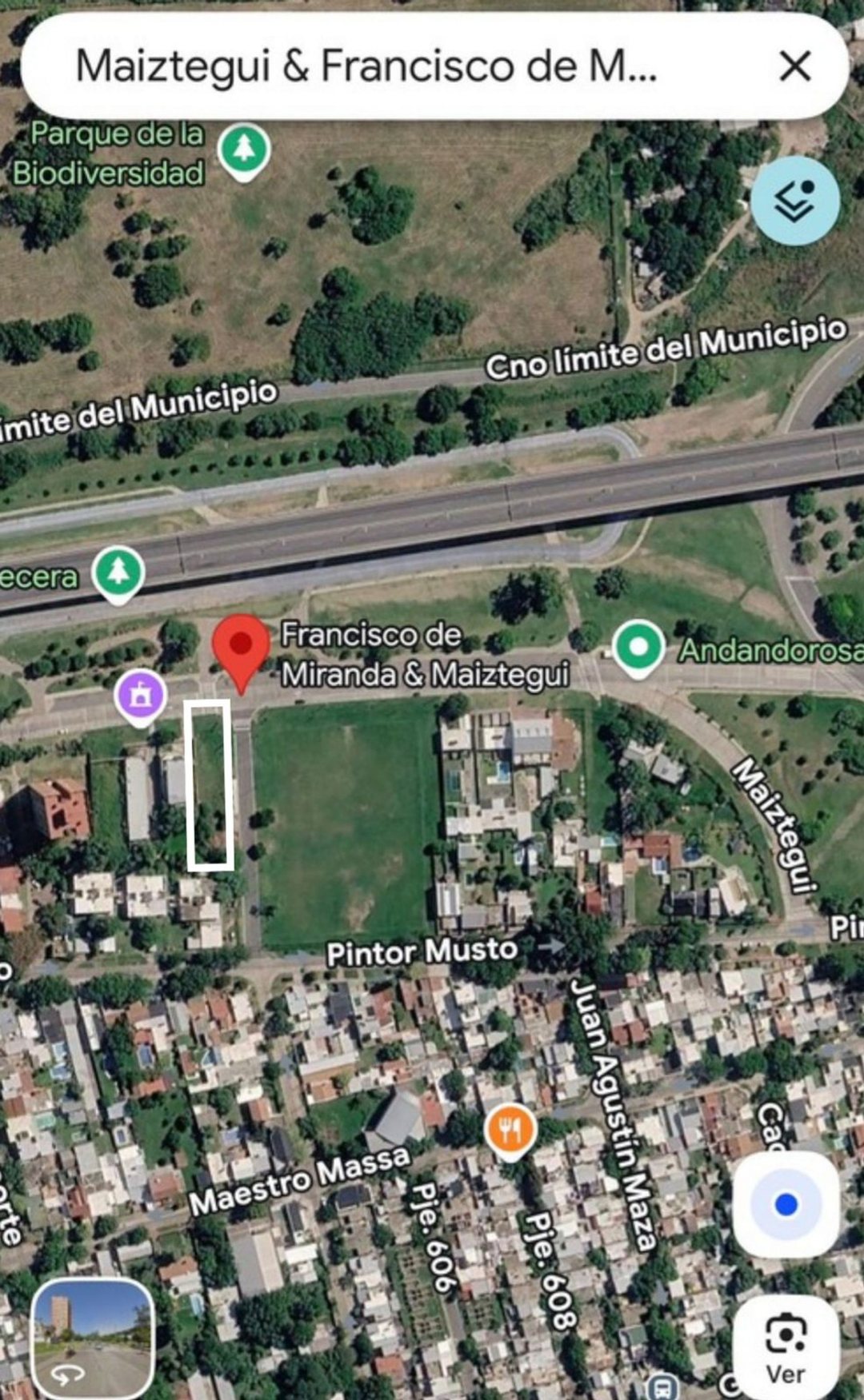 TERRENO EN VENTA LA FLORIDA- PARQUE DE LA CABECERA
