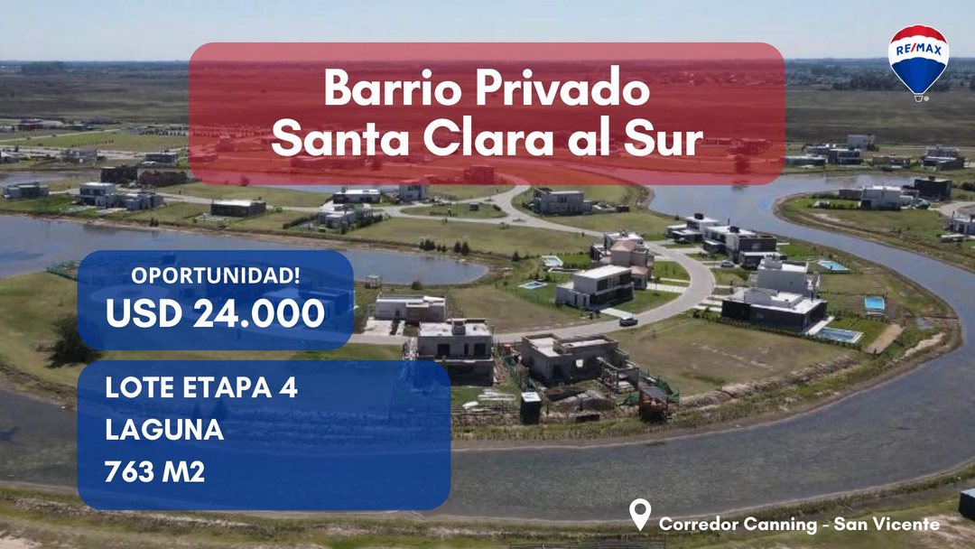 TERRENO EN VENTA SANTA CLARA AL SUR SAN VICENTE