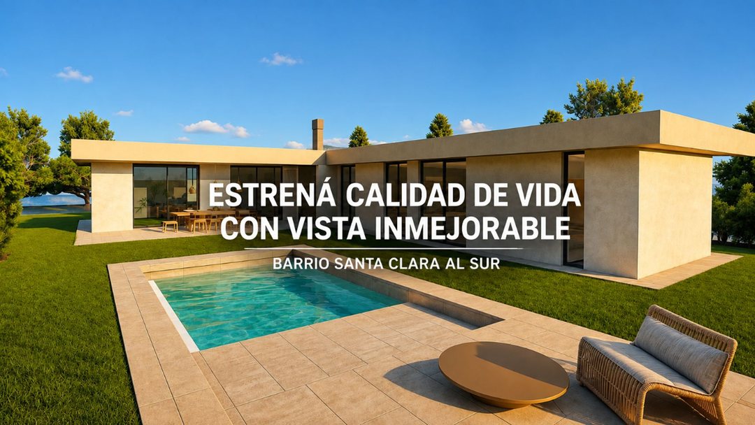 CASA 4 AMBIENTES SANTA CLARA AL SUR A LA LAGUNA