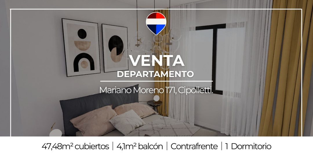VENTA DEPARTAMENTO EN CONSTRUCCIÓN CIPOLLETTI