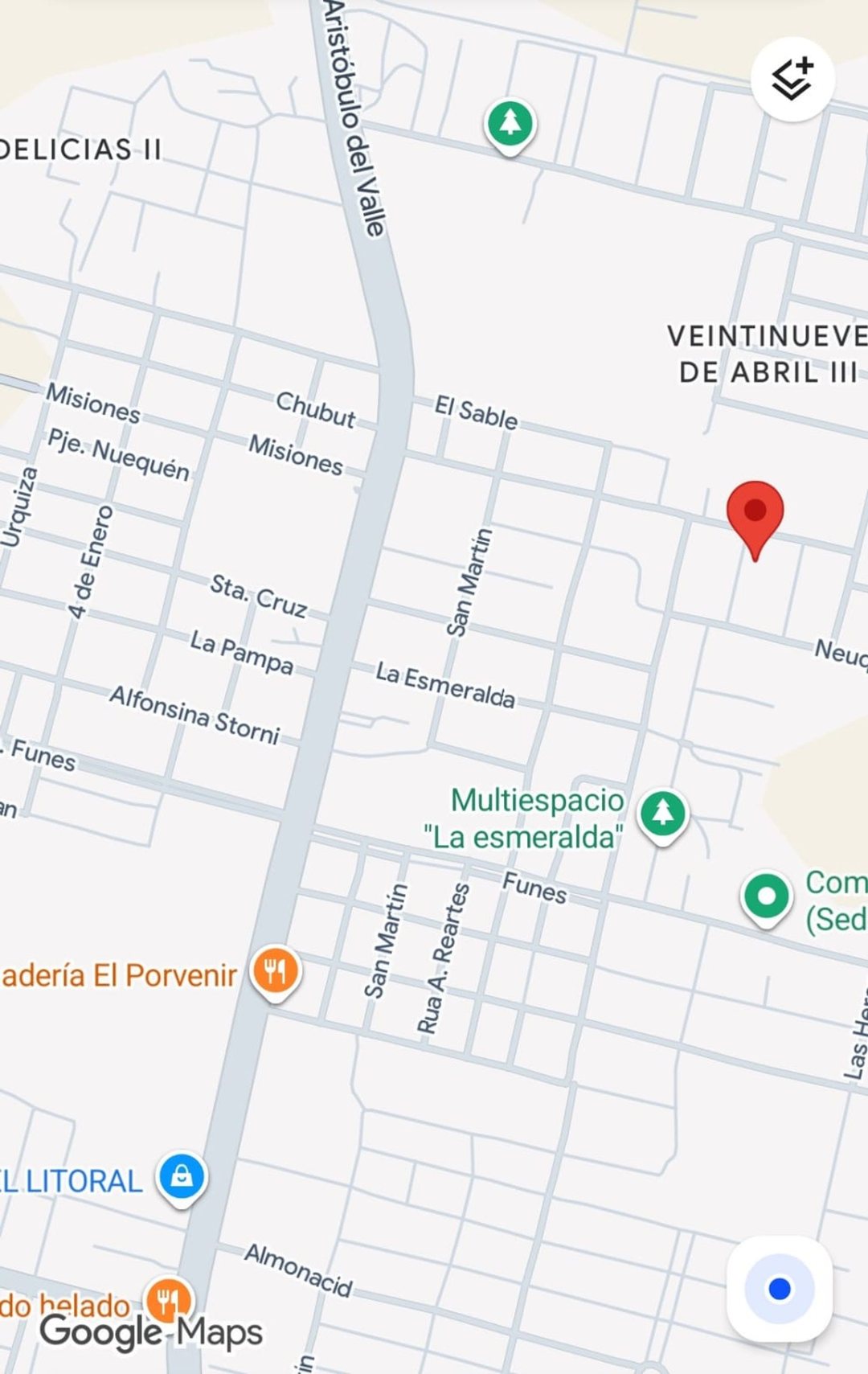 TERRENO EN VENTA EN ZONA DE LA ESMERALDA SANTA FE