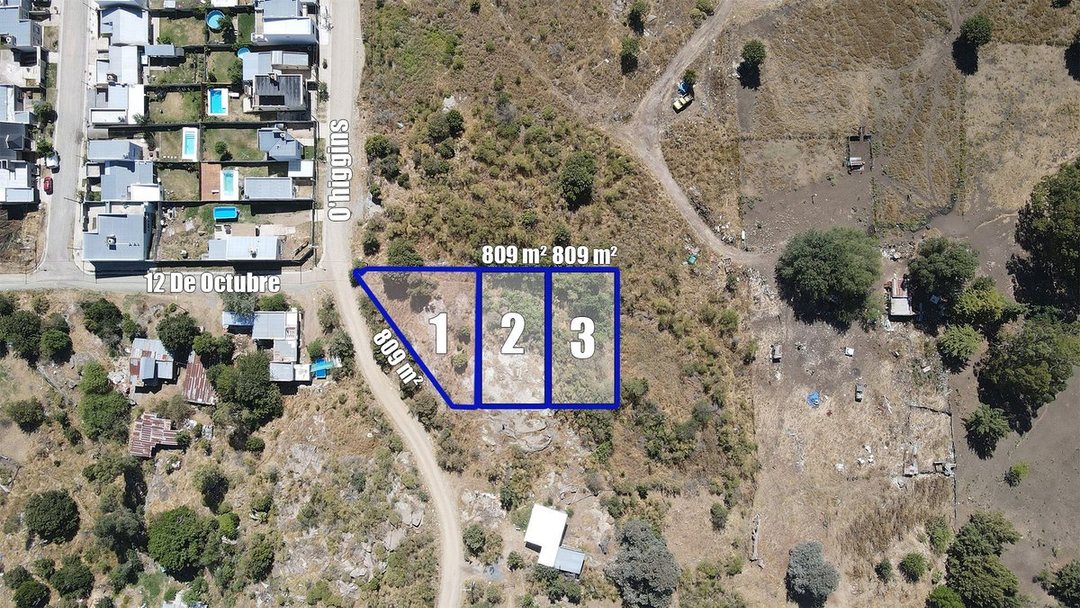 EN VENTA 3 LOTES EN BLOQUE ZONA CALVARIO - TANDIL