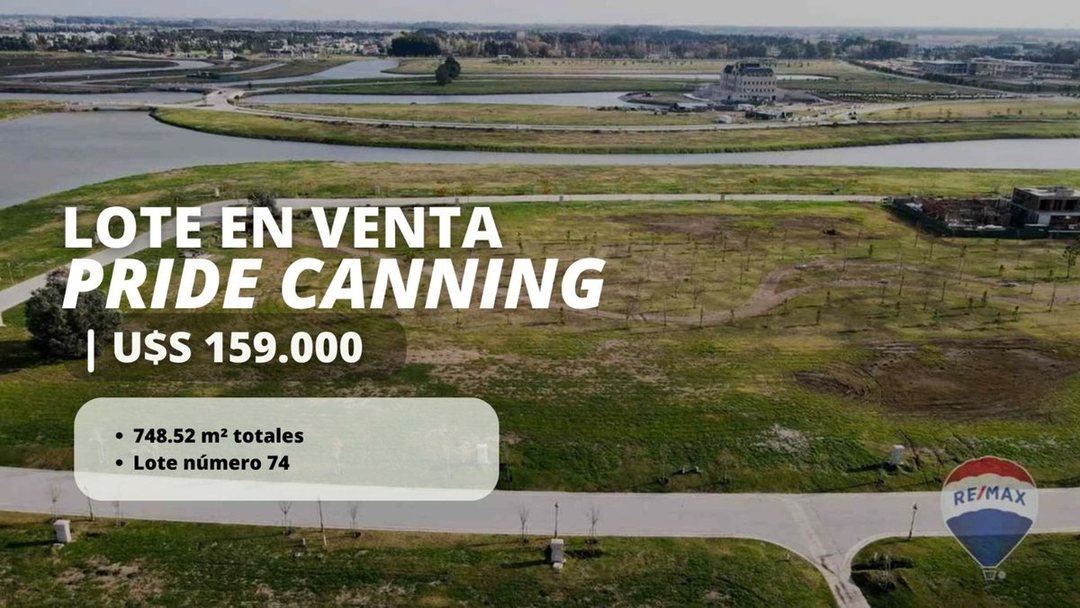 LOTE EN VENTA PRIDE CANNING CUOTAS FINANCIACION