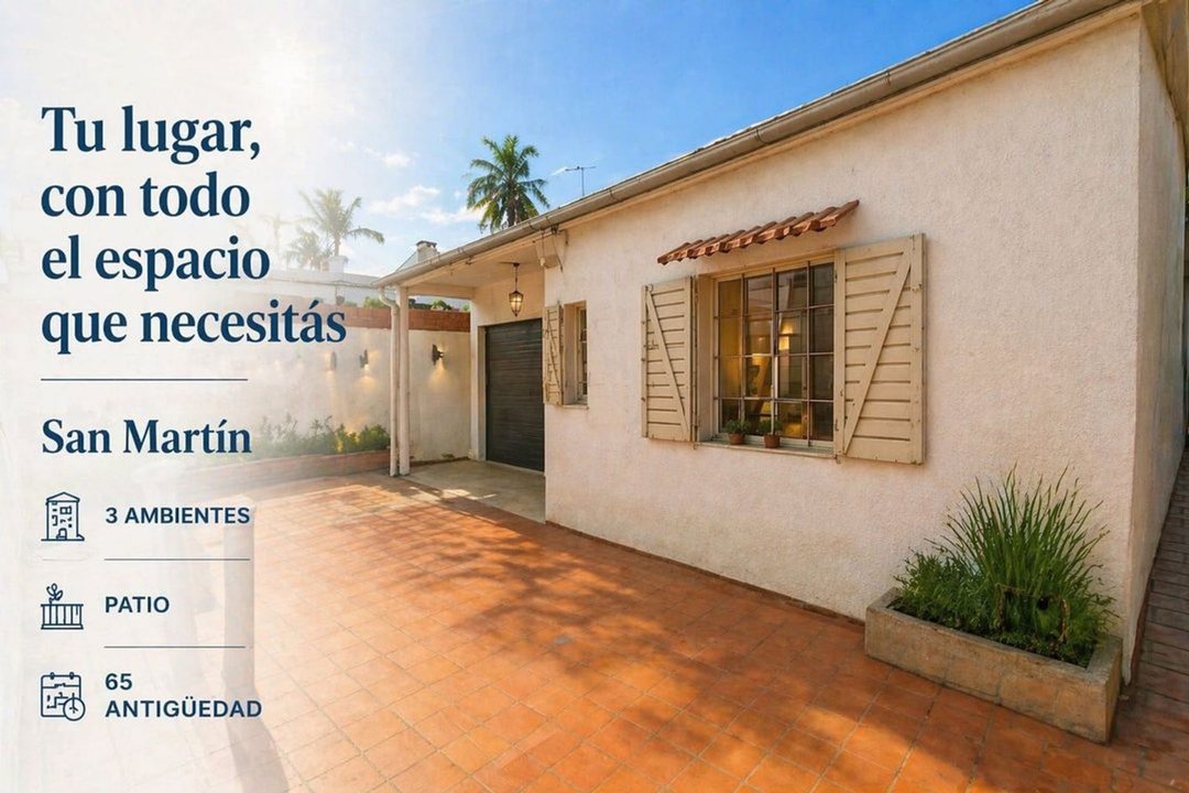 VENTA PH 3 AMBIENTES SAN MARTIN PATIO APTO CREDITO