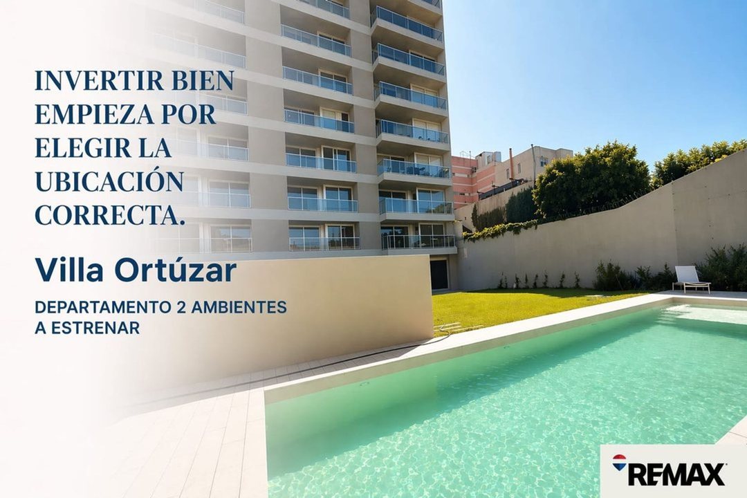 VENTA DEPARTAMENTO 2 AMBIENTES V ORTUZAR PARRILLA