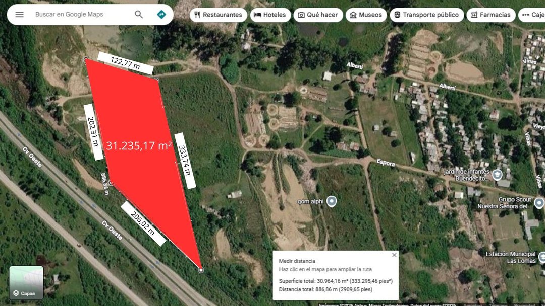 VENTA TERRENO SOBRE CIRCUNVALACION DE  SANTA FE