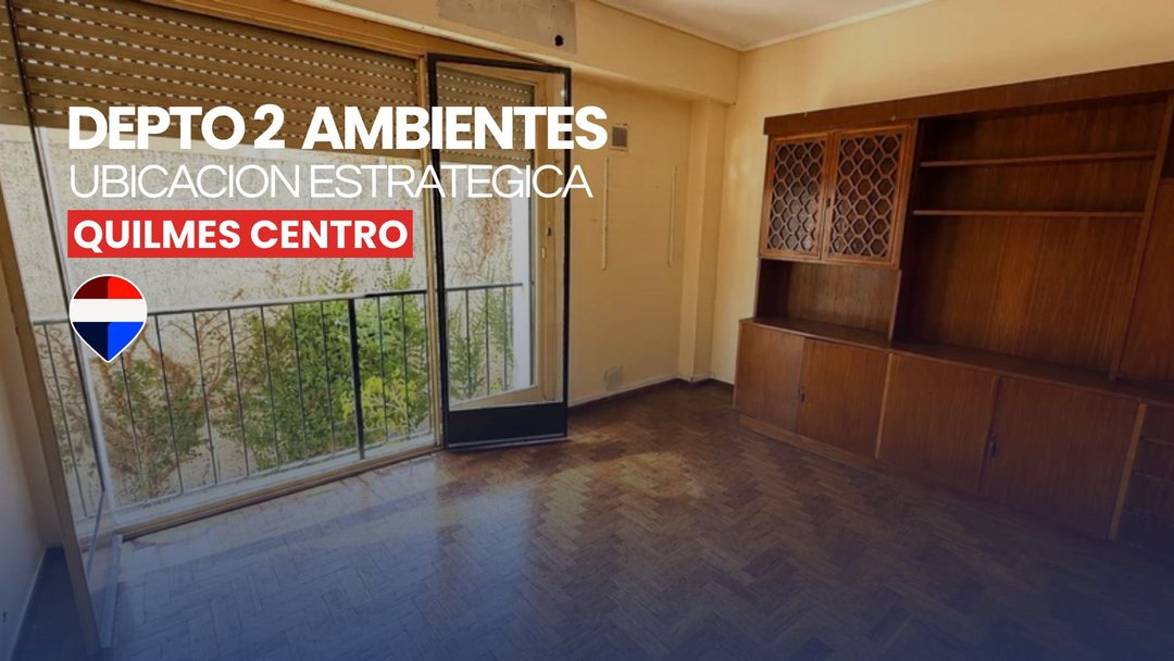 Departamento 2 ambientes, Quilmes Centro