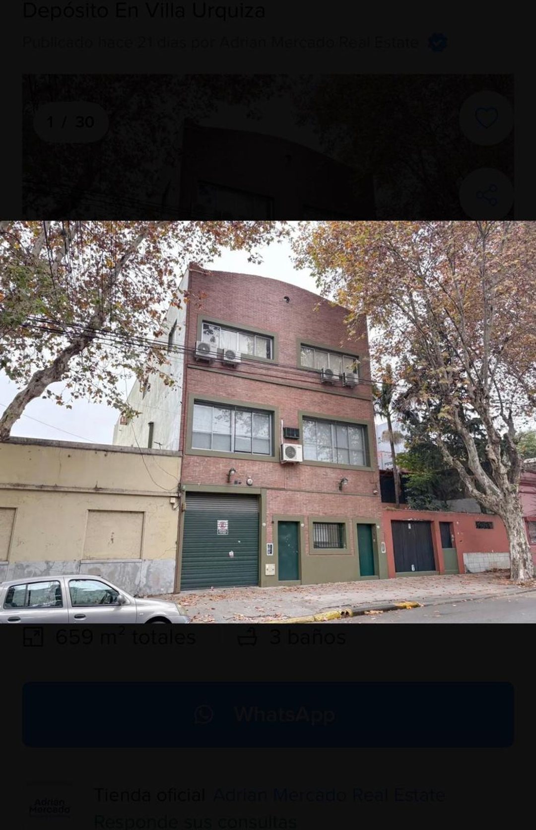DEPOSITO EN VILLA URQUIZA