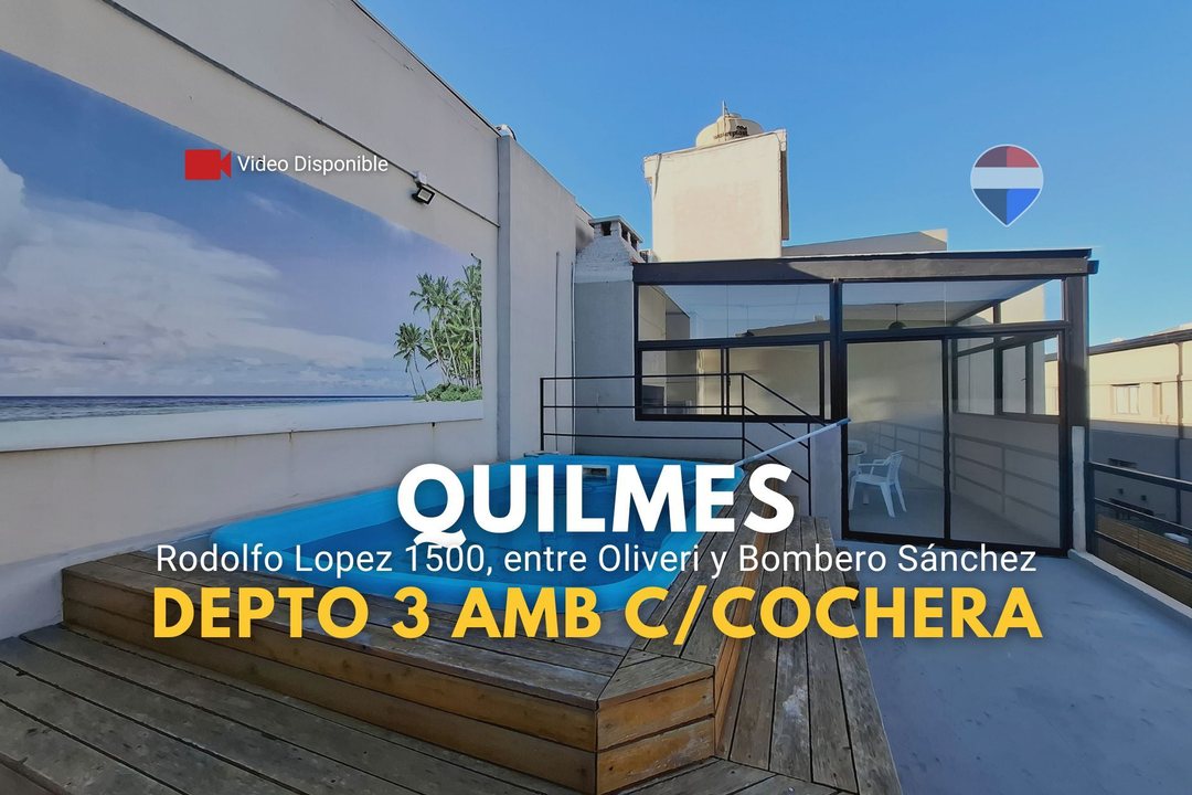 Venta duplex 3 amb Rodolfo Lopez 1561 Quilmes