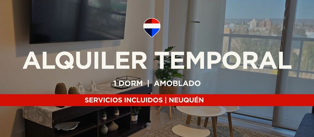 ALQUILER TEMPORAL AMOBLADO UN DORMITORIO