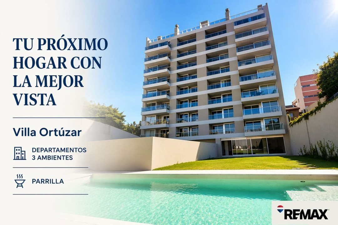 VENTA DEPARTAMENTO 3 AMBIENTES ORTUZAR PARRILLA