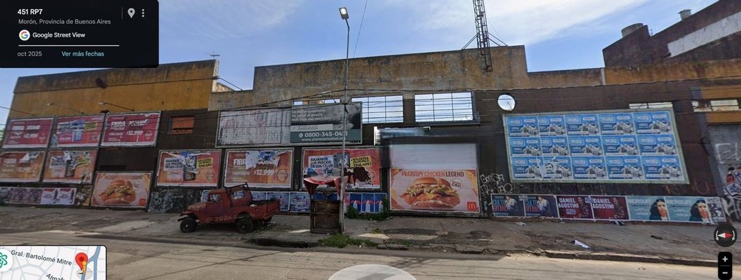 VENTA LOTE ZONA SEMI INDUSTRIAL 3935 MTS CASTELAR.