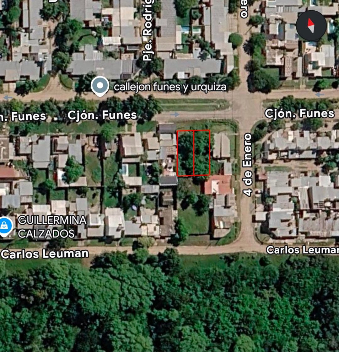TERRENO EN VENTA A 2 CUADRAS DE ARISTOBULO