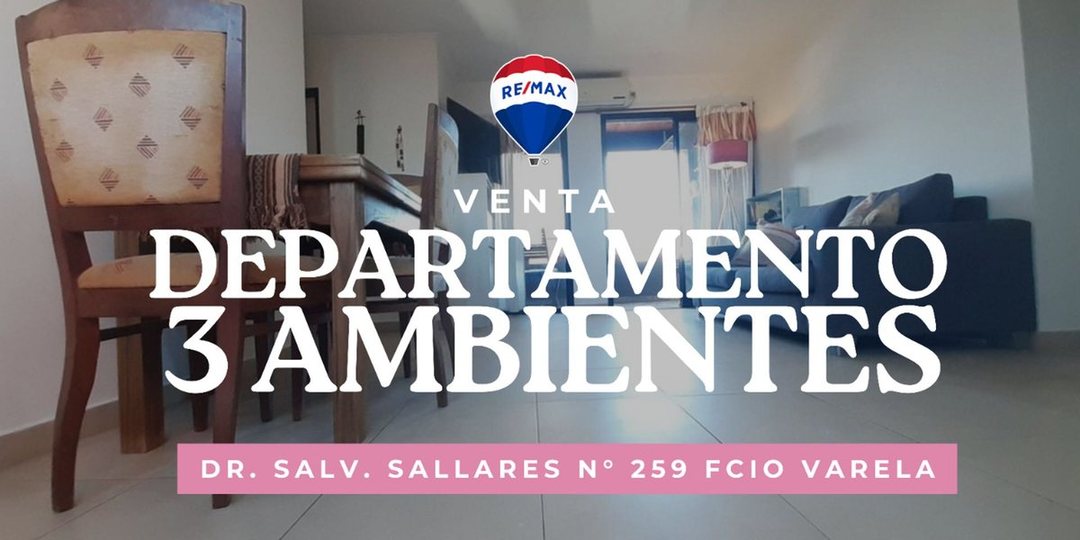 VENTA DEPTO 3 AMBIENTES - FCIO VARELA - C/COCHERA